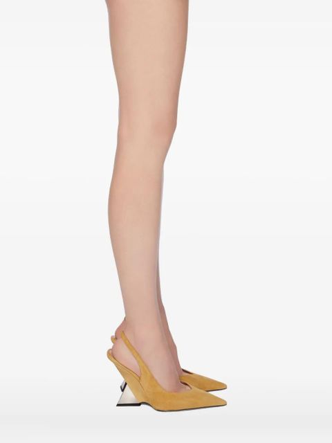 The Attico slingback geometric-heel pumps - Yellow - zdjęcie produktu nr 2