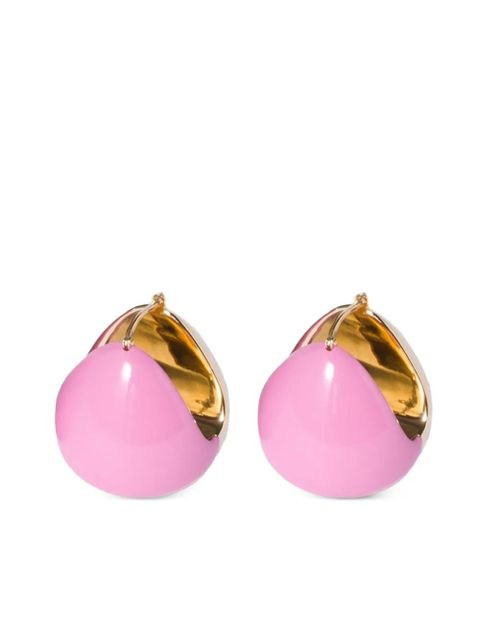 Miu Miu hoop earrings - Pink - zdjęcie produktu nr 1