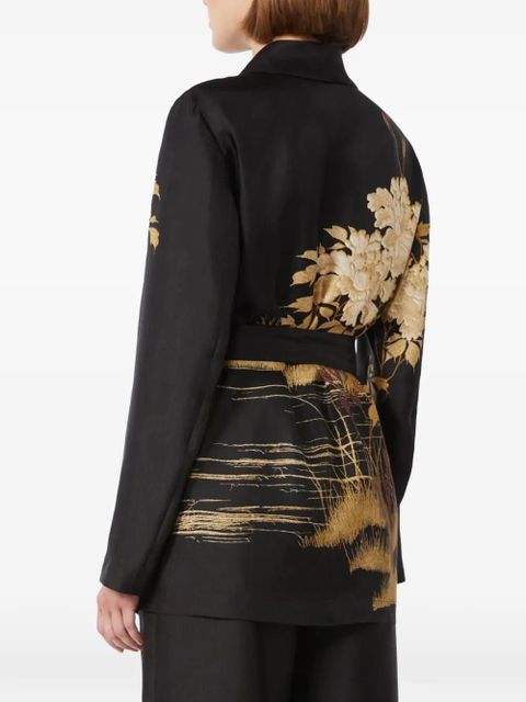 Max Mara floral-print tunic - Black - zdjęcie produktu nr 2