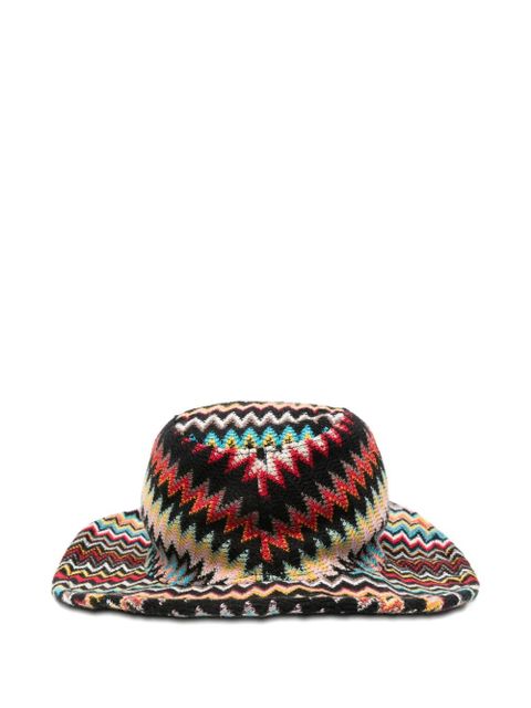 Missoni chevron sun hat - Black - zdjęcie produktu nr 2