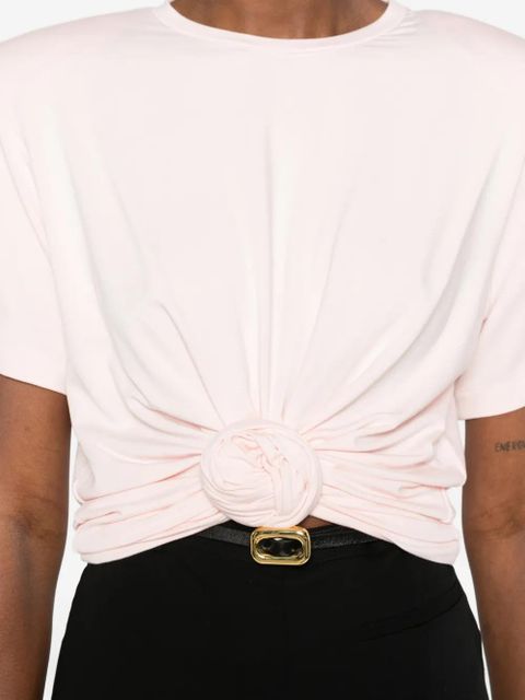 Magda Butrym knotted T-shirt - Pink