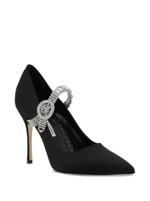 Manolo Blahnik embellished pumps - Black - zdjęcie produktu nr 2