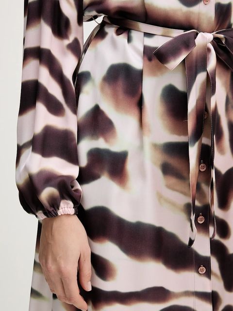 Marc Aurel sukienka kolor różowy midi prosta 6576-1000-24817