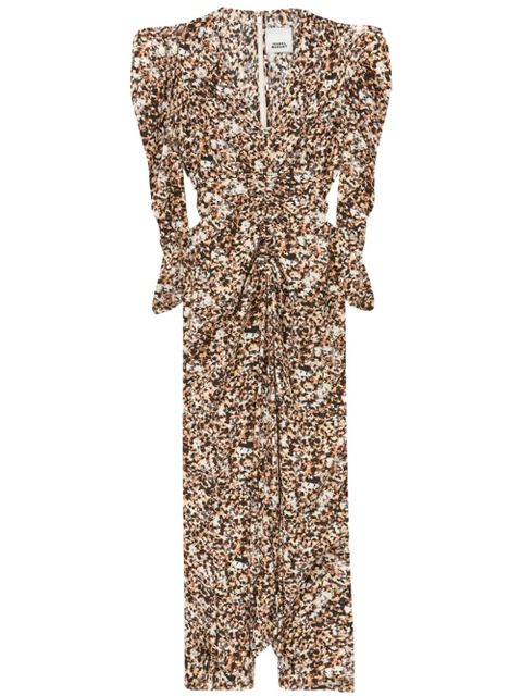 ISABEL MARANT Albini midi dress - Brown - zdjęcie produktu nr 1
