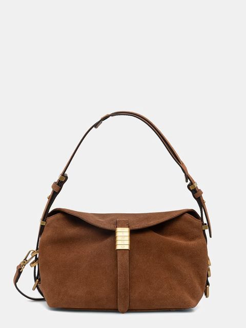 Pinko torebka crossbody damska zamszowa Horizontal - zdjęcie produktu nr 1