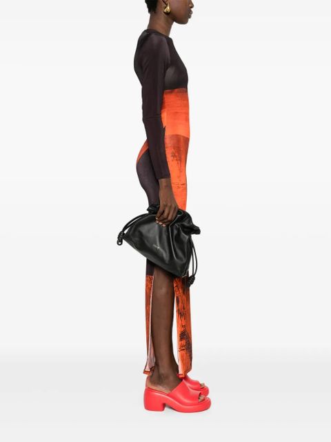 LOEWE medium Flamenco clutch bag - Black - zdjęcie produktu nr 2