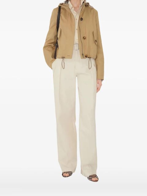 Burberry gabardine jacket - Neutrals - zdjęcie produktu nr 1