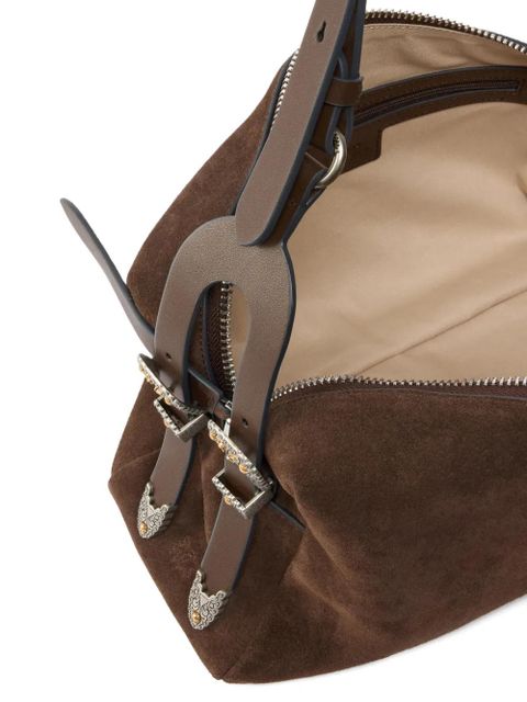 PINKO Love Birds-detail shoulder bag - Brown