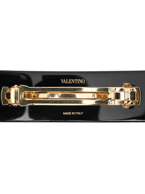 Valentino Garavani VLogo hair clip - Black - zdjęcie produktu nr 2