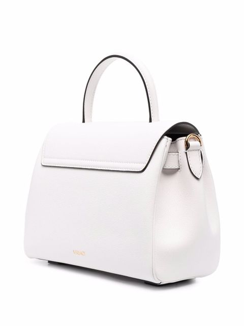 Versace La Medusa leather hand bag - White