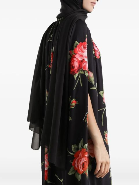 Dolce & Gabbana floral-print maxi dress - Black