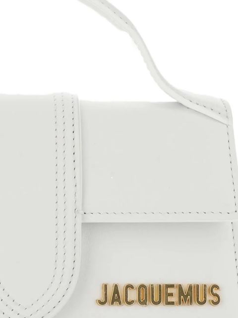 Jacquemus large Bambino flap top-handle bag - White