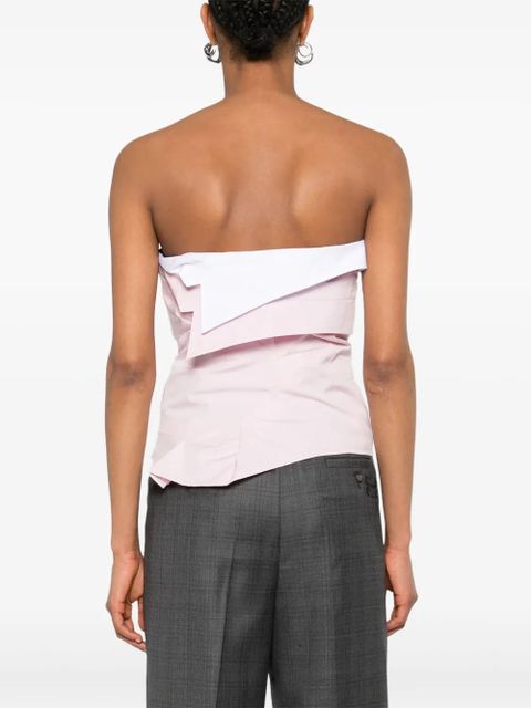Miu Miu poplin top - Pink