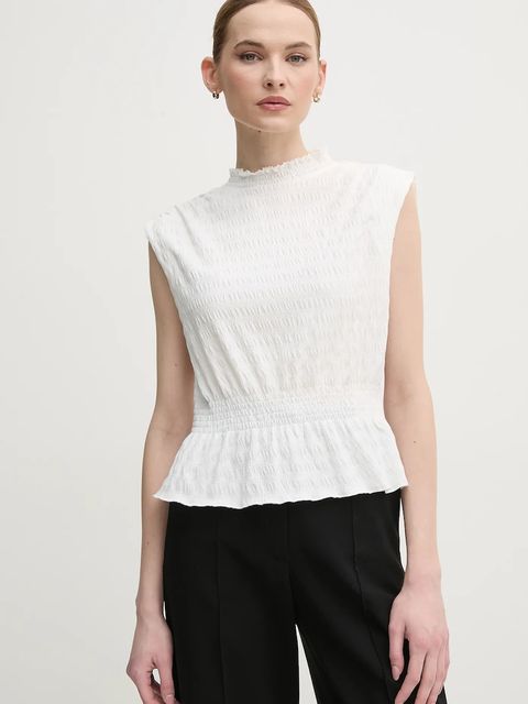 OUI bluzka damska kolor biały gładka 91991 - zdjęcie produktu nr 1