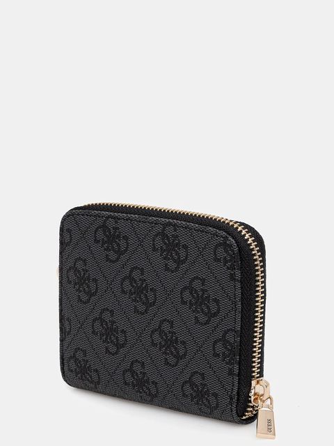 Guess portfel LAUREL damski kolor szary SWSG74 59137