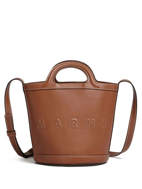 Marni small Tropicalia bucket bag - Brown - zdjęcie produktu nr 1