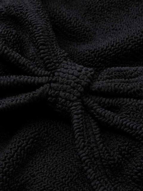 Hunza G Alicia spaghetti-strap bikini set - Black