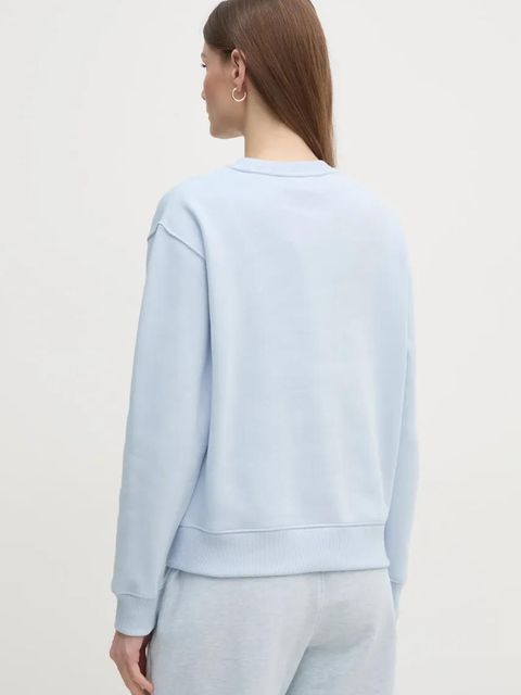 Tommy Hilfiger bluza damska kolor niebieski z nadrukiem WW0WW39791