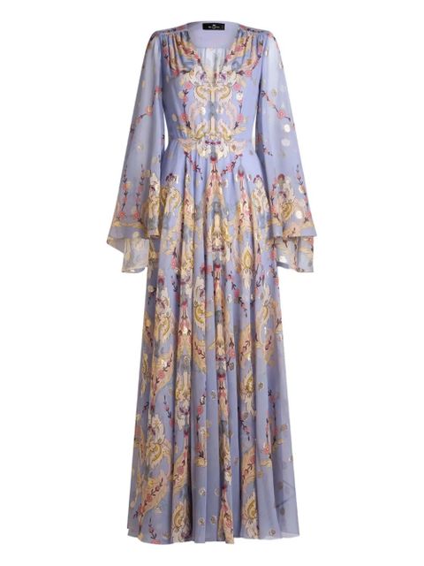 ETRO printed dress - Purple - zdjęcie produktu nr 1