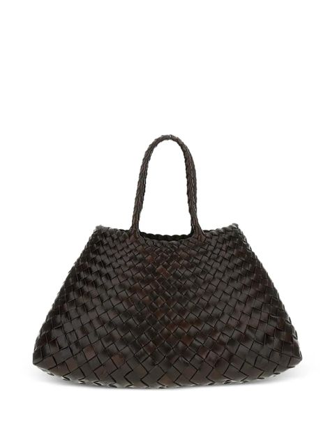DRAGON DIFFUSION small Santa Croce tote bag - Brown - zdjęcie produktu nr 2