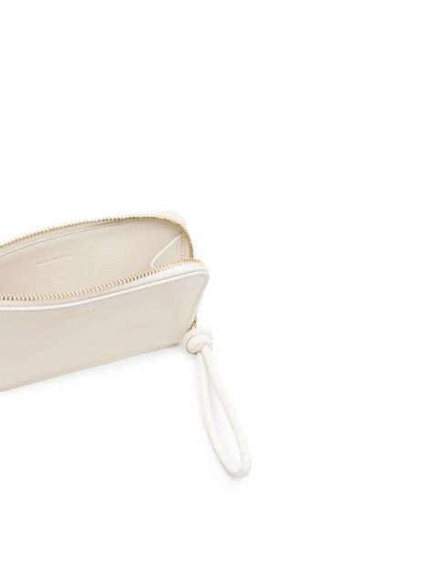Jil Sander medium Giro leather coin purse - Neutrals
