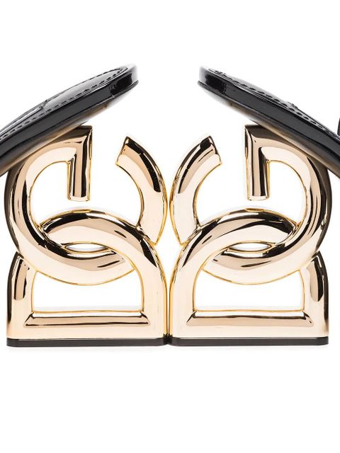 Dolce & Gabbana DG Pop Keira 105mm sandals - Black