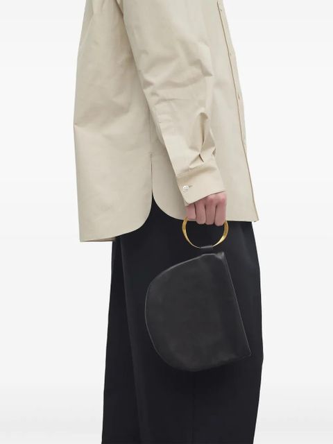 The Row Geo Bracelet clutch bag - Black