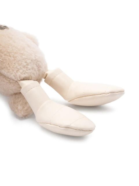 Moncler MonDuck textured keyring - Neutrals