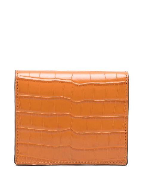 TOTEME t-lock embossed cardholder - Orange - zdjęcie produktu nr 2