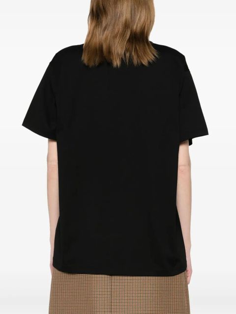 Burberry chest pocket cotton T-shirt - Black
