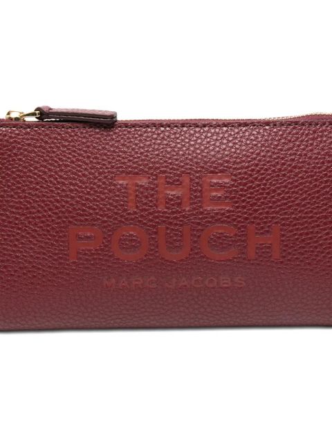 Marc Jacobs The Leather Pouch clutch bag - Red