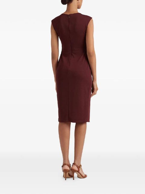 Lauren Ralph Lauren ruched chain dress - Brown - zdjęcie produktu nr 2
