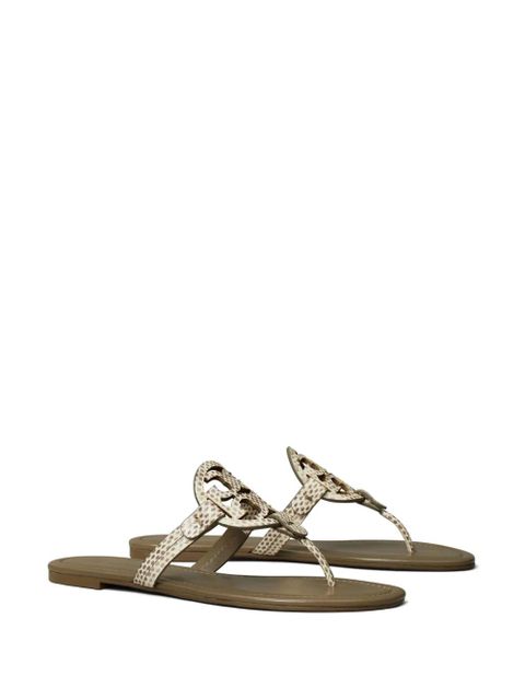 Tory Burch Miller leather sandals - Neutrals