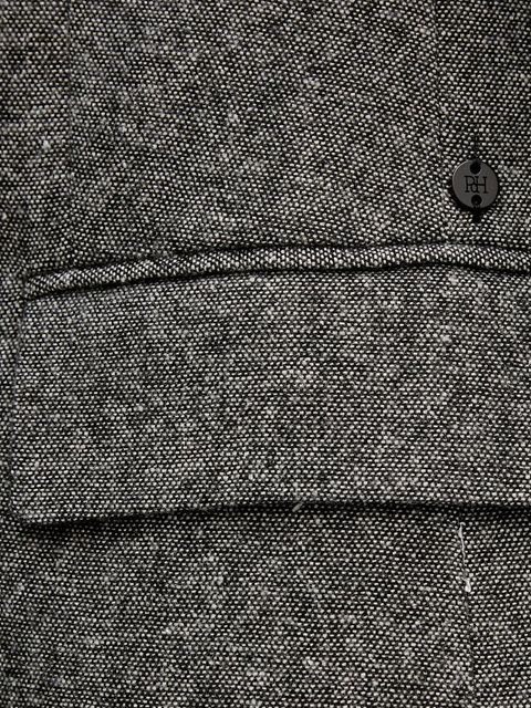 Pedro del Hierro marynarka z domieszką wełny kolor szary jednorzędowa melanżowa 6752181