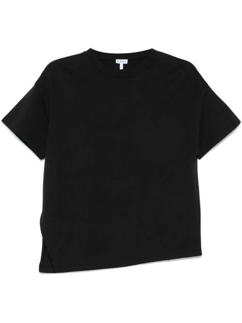 LOEWE Anagram-embroidered T-shirt - Black - zdjęcie produktu nr 1