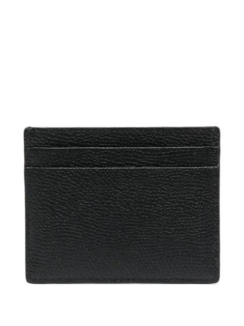 Valentino Garavani VLogo Signature pebbled card holder - Black - zdjęcie produktu nr 2