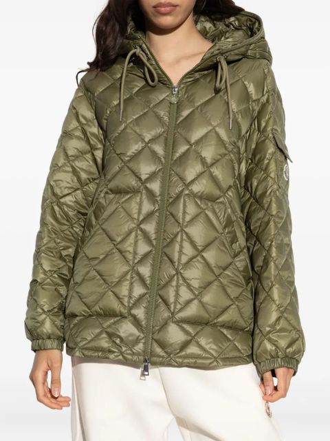 Moncler quilted puffer jacket - Green