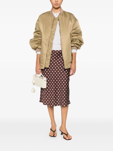 The Frankie Shop zip-fastening bomber jacket - Green - zdjęcie produktu nr 2