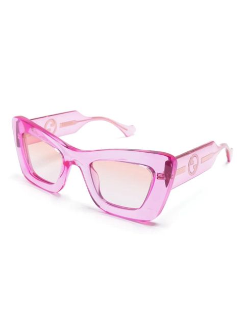 Gucci Eyewear cat-eye frame sunglasses - Pink
