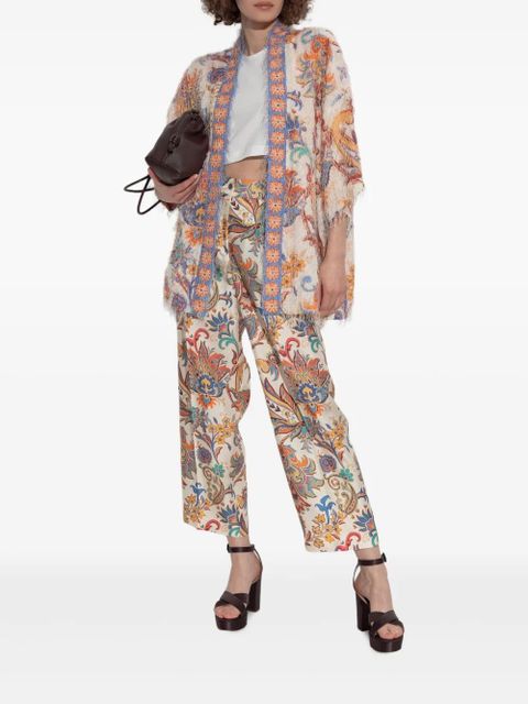 ETRO paisley-print trousers - Neutrals