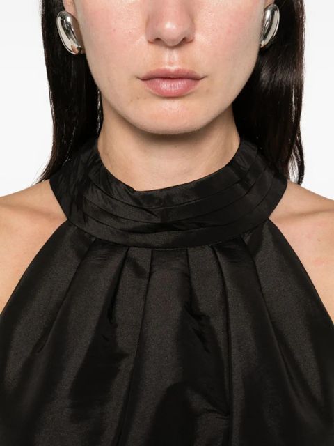 Simkhai tie-fastening mini dress - Black