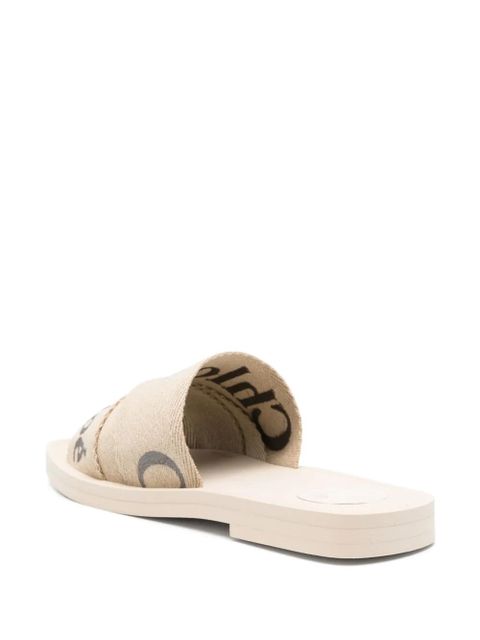 Chloé Woody slides - Neutrals - zdjęcie produktu nr 1