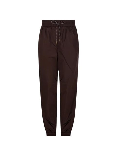 ZIMMERMANN drawstring elasticated-cuff track pants - Brown - zdjęcie produktu nr 1