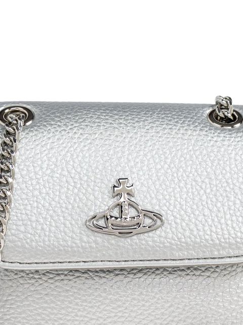 Vivienne Westwood Orb-plaque mini bag - Silver