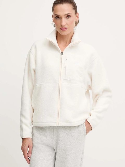 The North Face bluza polarowa Yumiori Off damska kolor beżowy gładka NF0A8EUZQLI1 - zdjęcie produktu nr 1