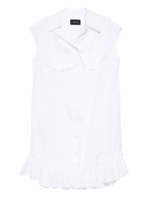 Simone Rocha ruffled-details sleeveless blouse - White - zdjęcie produktu nr 1