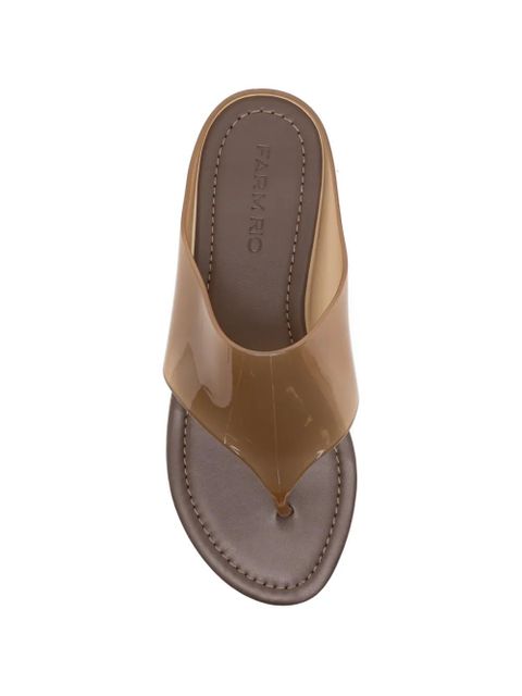 FARM Rio flat sandals - Neutrals