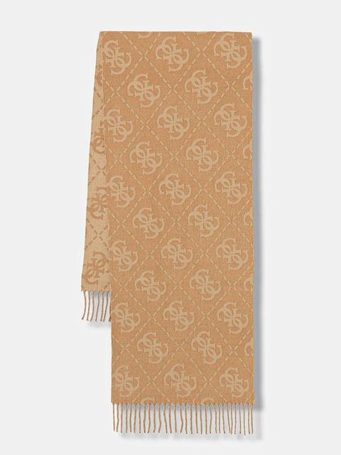 Guess szalik damski kolor brązowy wzorzysty W5BZ33 Z4210 - zdjęcie produktu nr 1