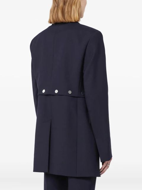 Sportmax Editore button blazer - Blue