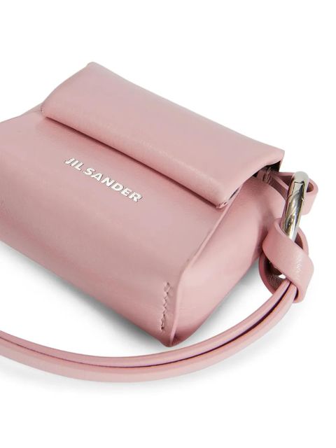 Jil Sander detachable strap folded air pods case - Pink